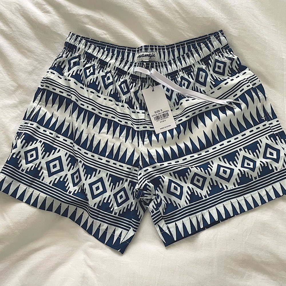 Never been worn, tags still on. Swimsuit from Amazon
